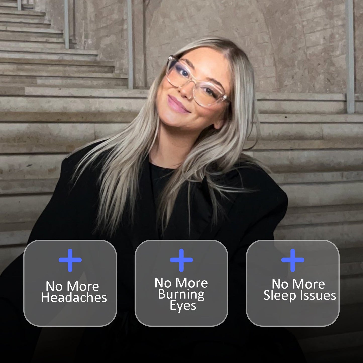 Blue Light Blocking Glasses – BLUE II 😎💡