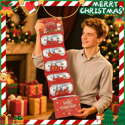 🎅Christmas Gift Idea🎄Christmas Cash Envelope with Money Clip✨Make Every Gift Unforgettable